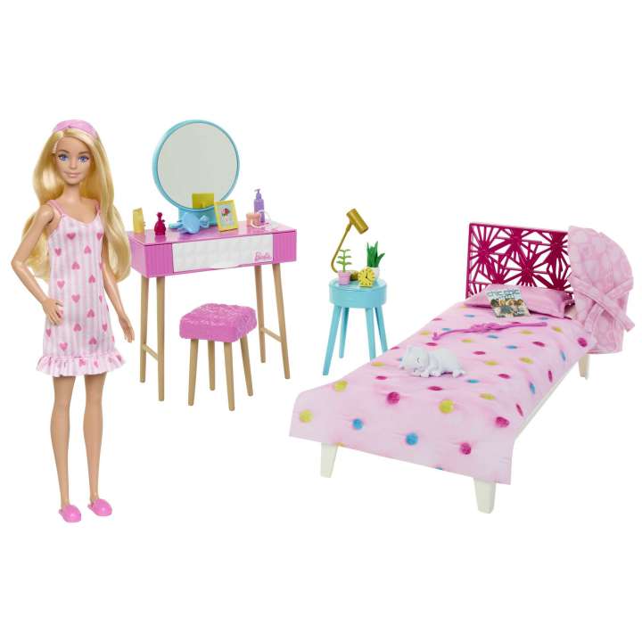 Barbie Doll And Bedroom Playset HPT55