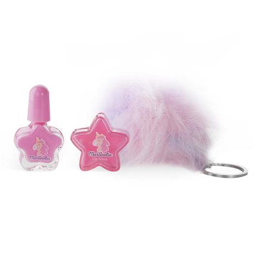 Martinelia Little Unicorn Nail Polish, Lip Balm & Keychain