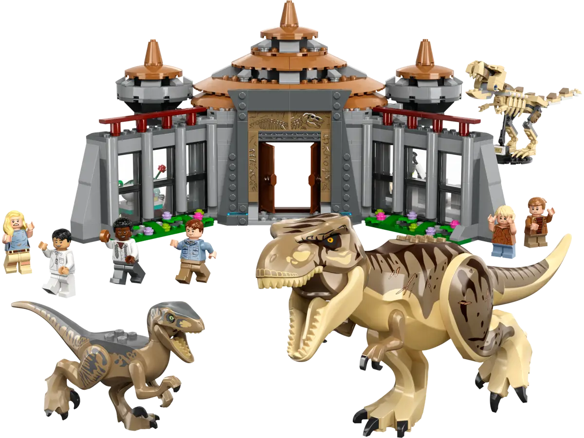 Lego Visitor Center: T. rex & Raptor Attack 76961