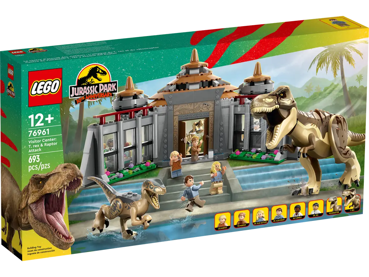 Lego Visitor Center: T. rex & Raptor Attack 76961