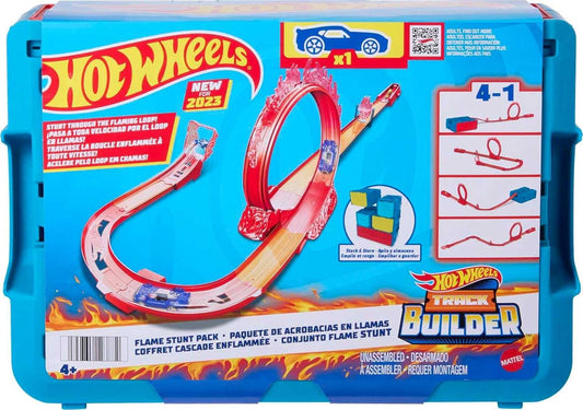 Hot Wheels Track Builder Flame Stunt Pack