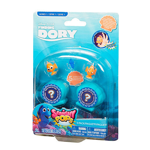 Disney Pixar Finding Dory Squishy Pops 5 Pack