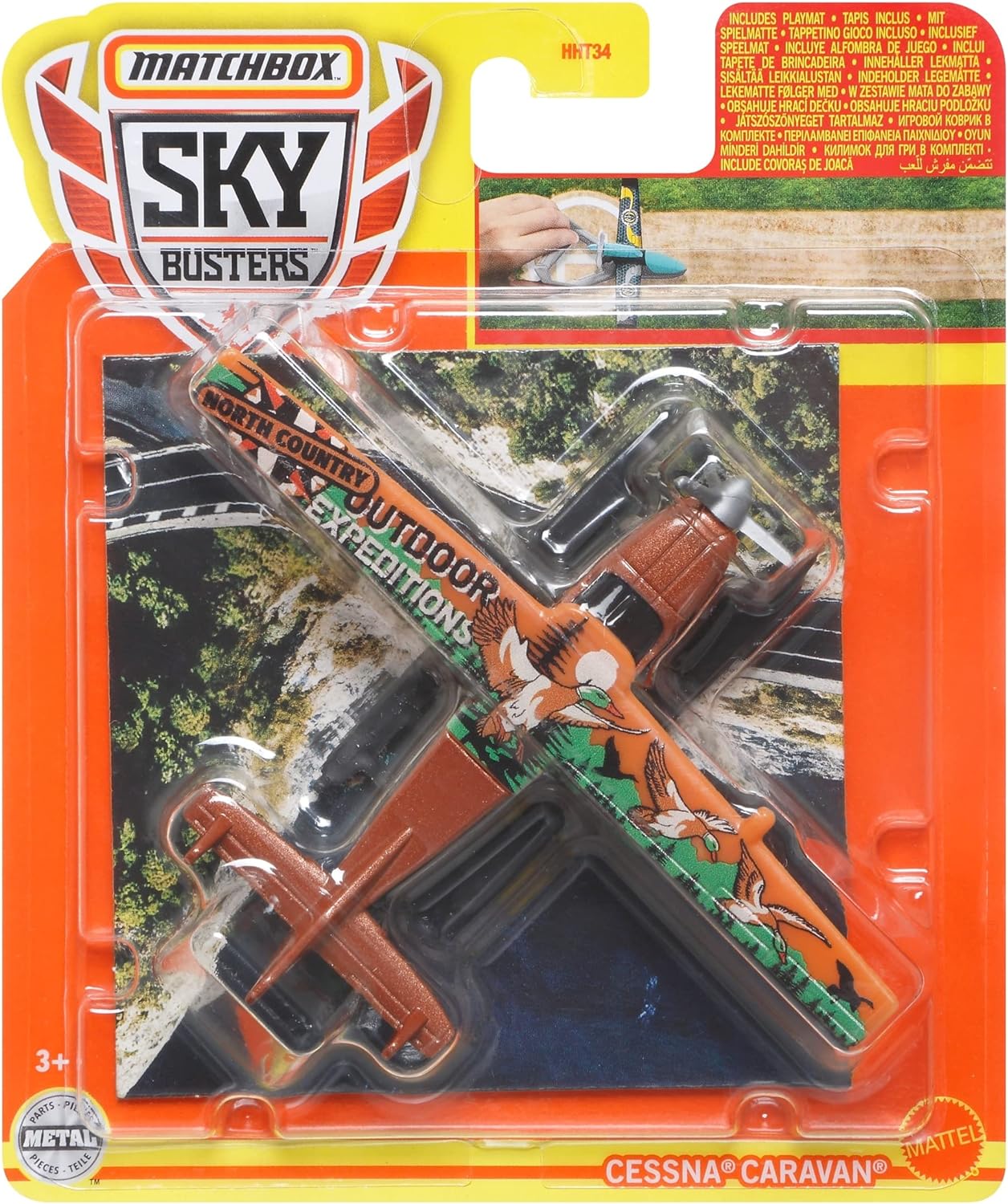 Matchbox Sky Busters Commercial Airliner Playset with Playmat (Styles ...