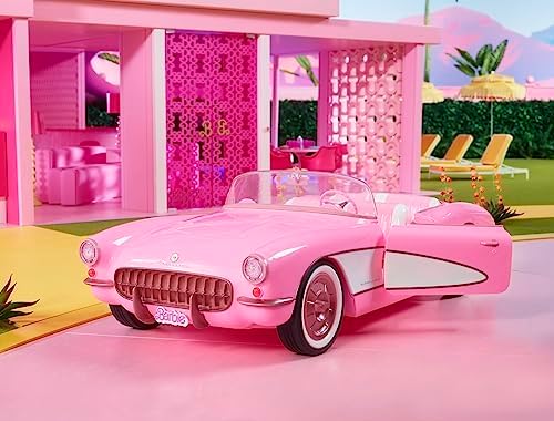 Barbie The Movie Collectible Car - Pink Corvette Convertible