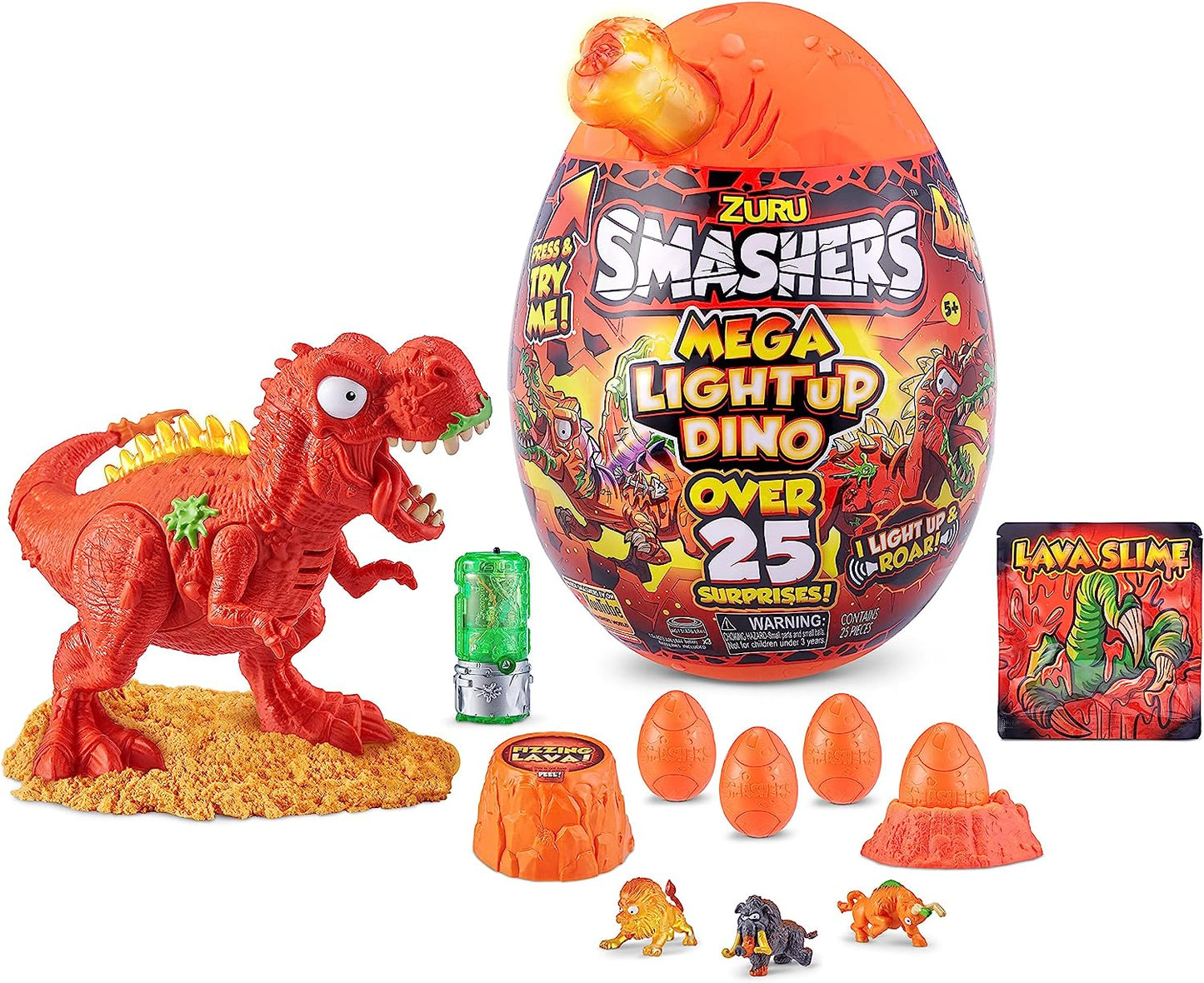 Smashers Mega Light Up Dino T-Rex Series 4