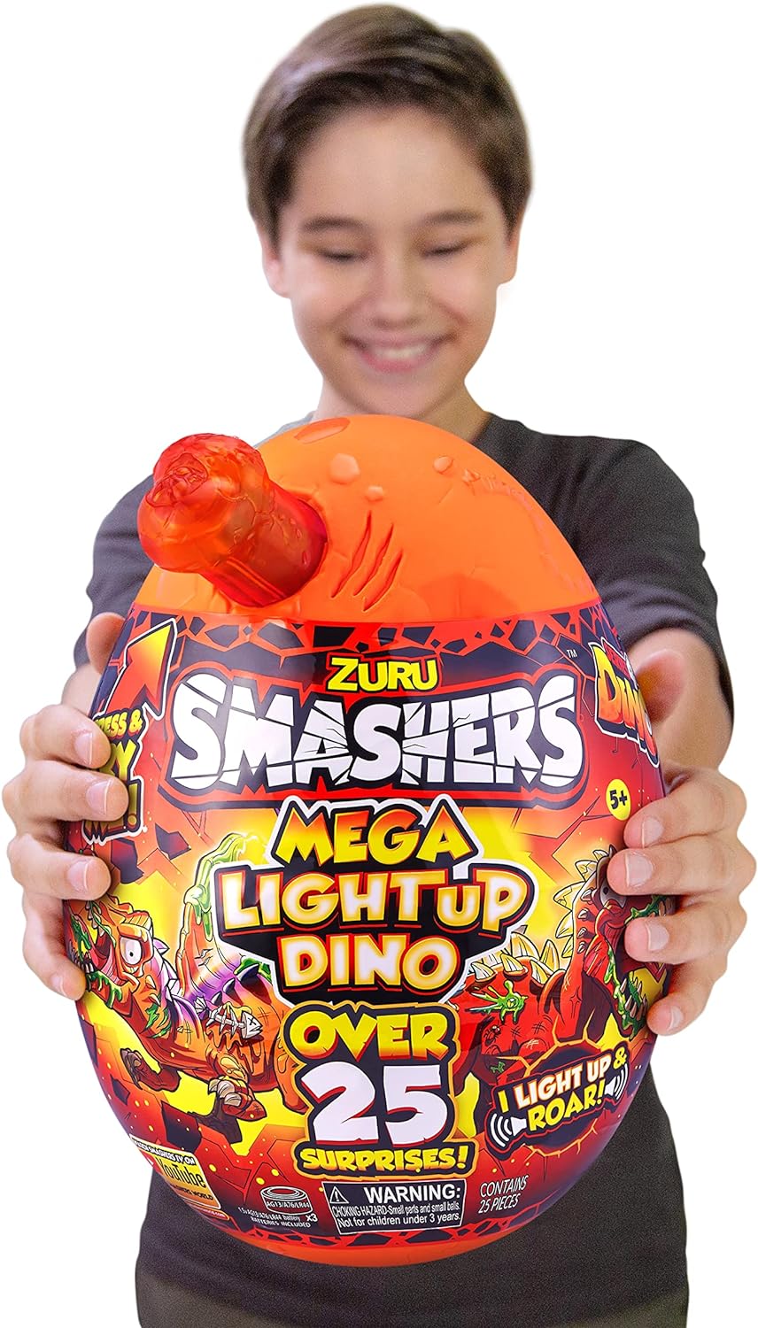 Smashers Mega Light Up Dino T-Rex Series 4