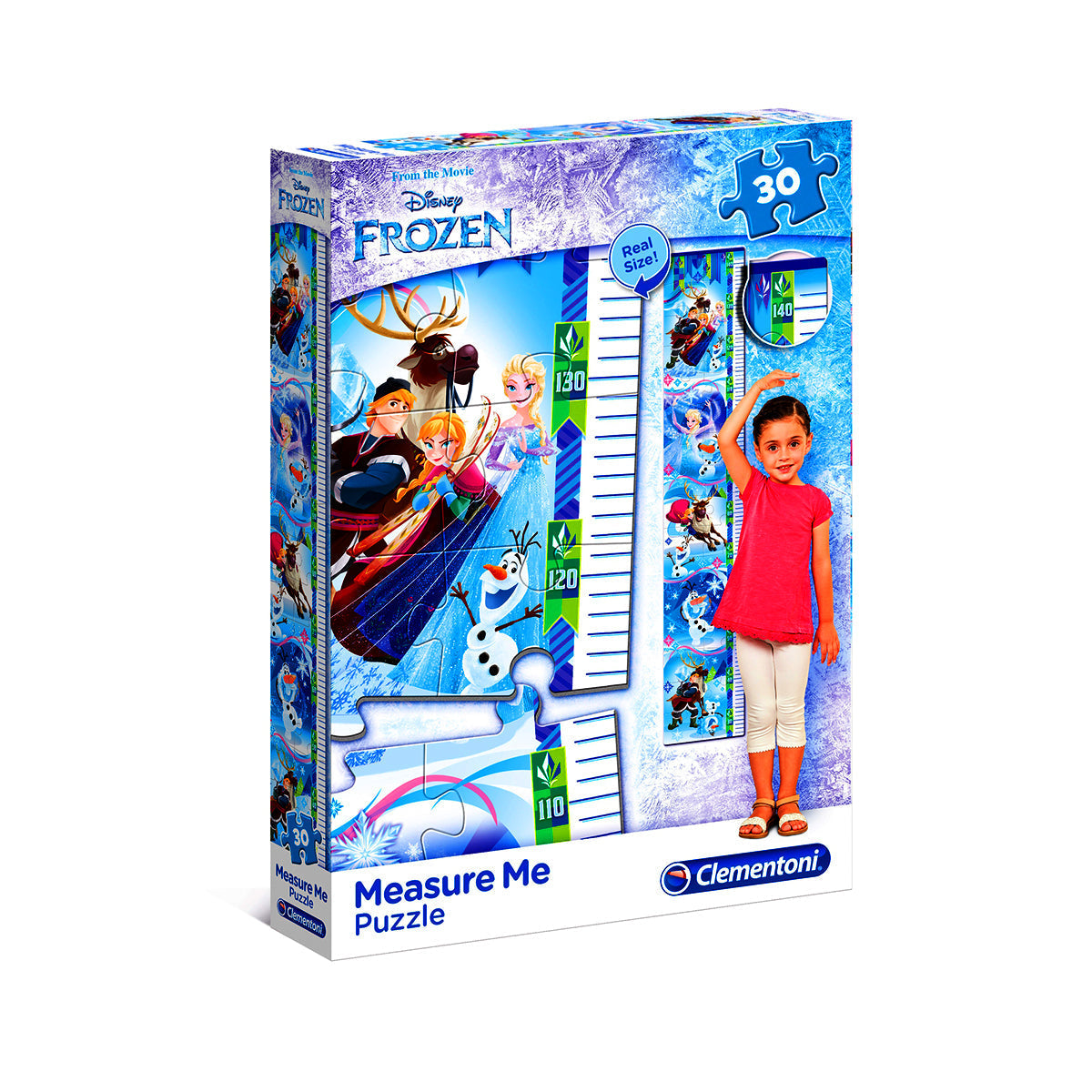 Clementoni - Disney Frozen - 30 pcs - Measure Me Puzzle