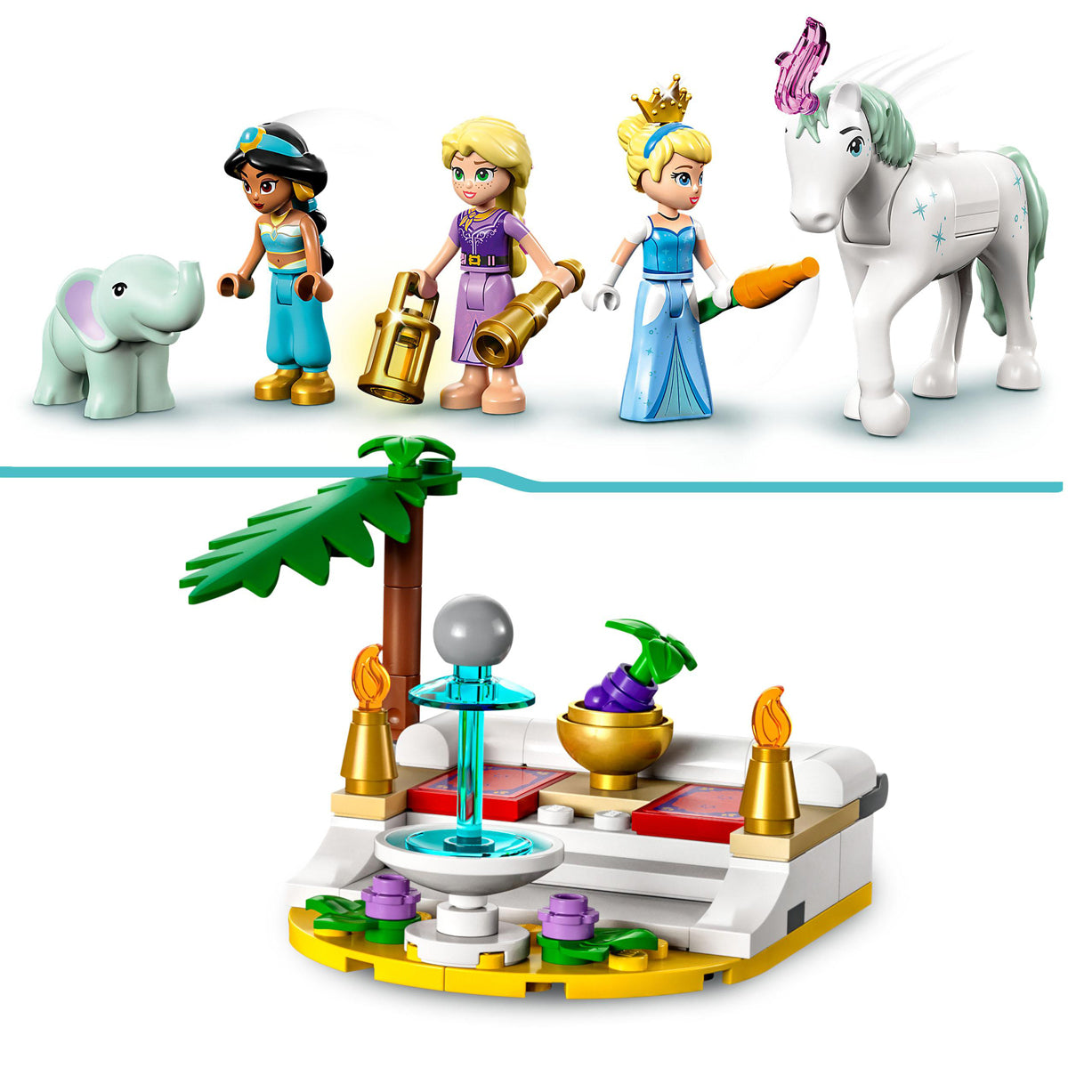 LEGO 43216 Disney Princess Princess Enchanted Journey, 3 mini-doll