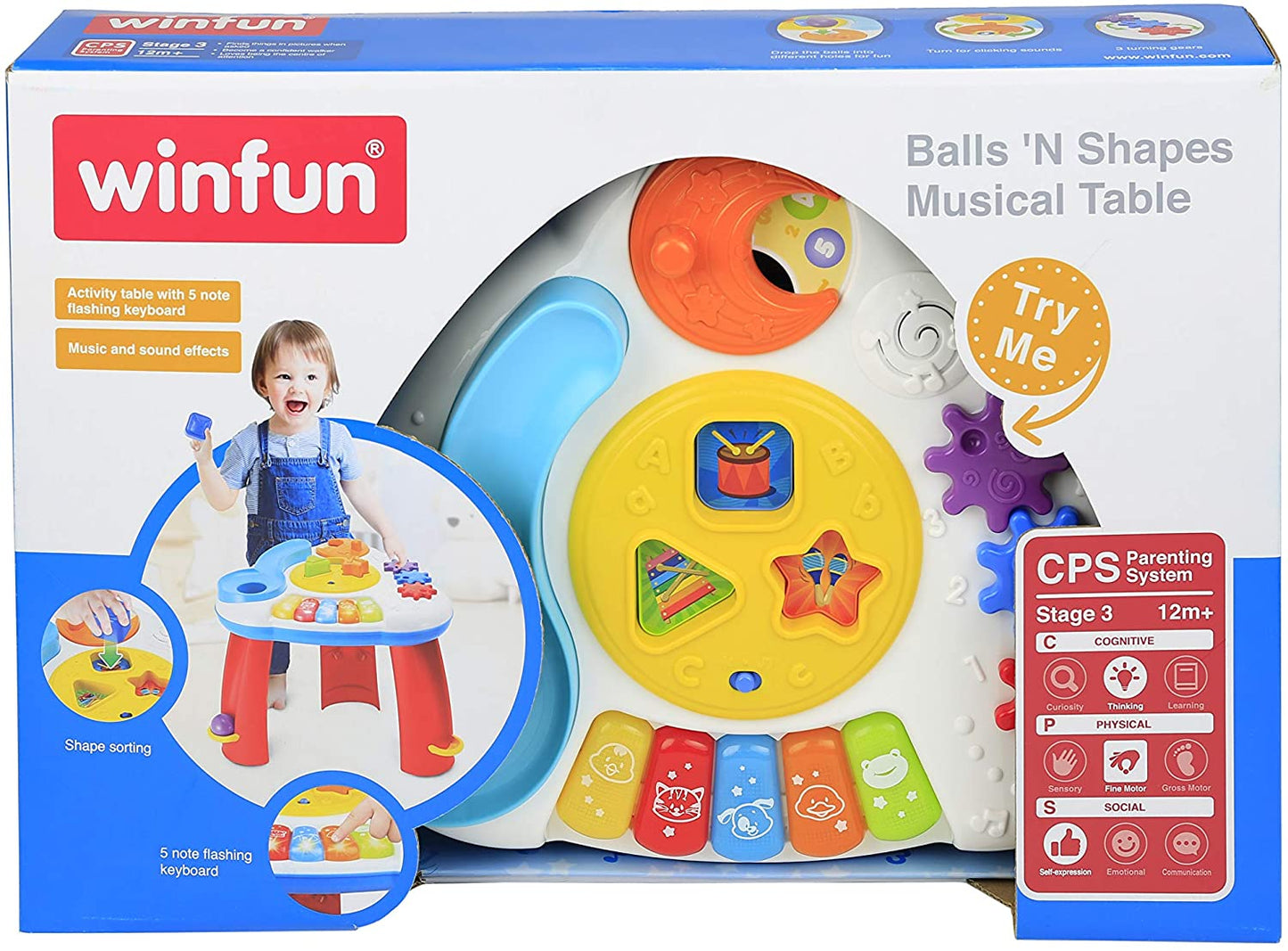 Winfun - Balls n Shapes Musical Table